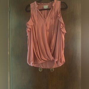 New! Anthropologie Liesel Bell Sleeve Ruffled Cold Shoulder Blouse Top  XS-L